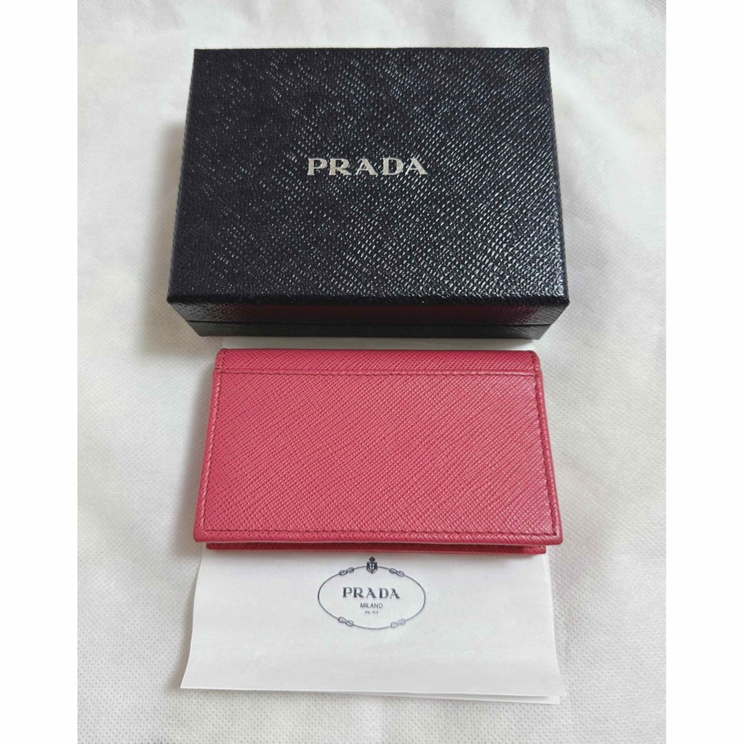 PRADA(プラダ)のPRADA♡カードケース名刺入れピンク レディースのファッション小物(名刺入れ/定期入れ)の商品写真
