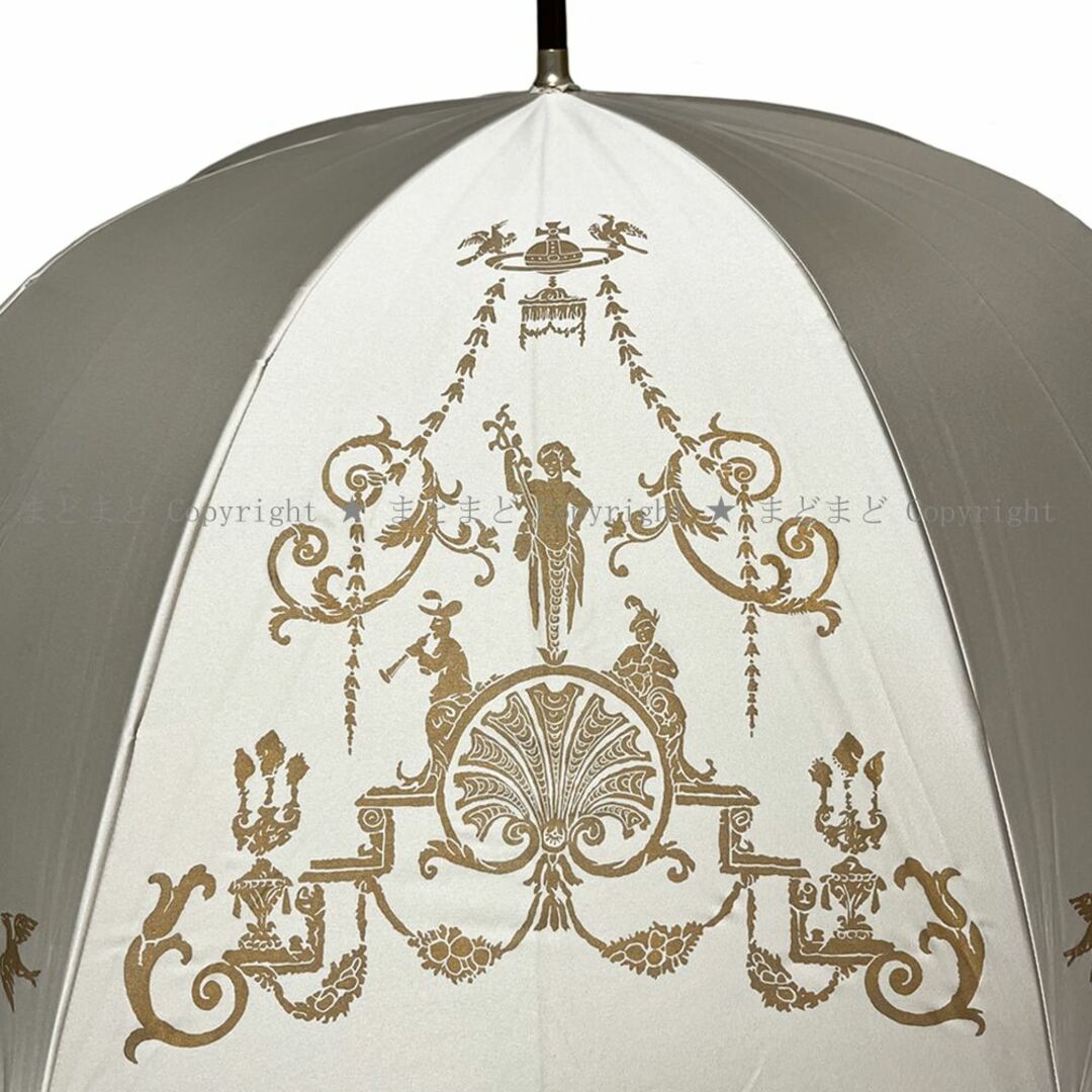 Vivienne Westwood(ヴィヴィアンウエストウッド)の美品 希少 ヴィヴィアン ウエストウッド ステッキ型 傘 ベージュ レディース レディースのファッション小物(傘)の商品写真