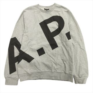 アーペーセー(A.P.C)の美品 アーペーセー A.P.C. ビッグロゴ プリント スウェット シャツ L(その他)