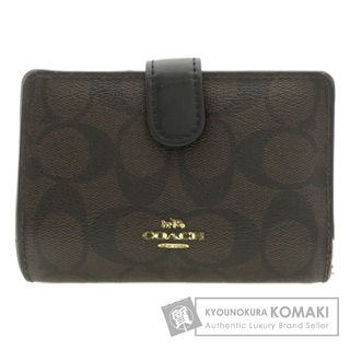 コーチ(COACH)のCOACH F23553 シグネチャー 二つ折り財布（小銭入れあり） PVC レザー レディース(財布)