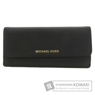 マイケルコース(Michael Kors)のMichael Kors ロゴモチーフ 長財布（小銭入れあり） レザー レディース(財布)