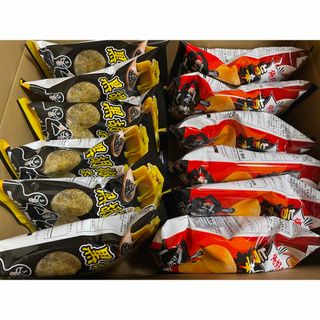 エガちゃんねる ポテトチップス 12点セット 担々麺風味×6 黒胡椒チーズ味×6(菓子/デザート)