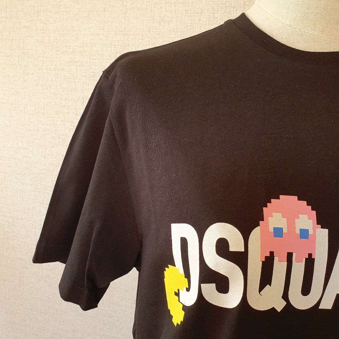 DSQUARED2(ディースクエアード)の【新品・未使用】DSQUARED2 KIDS x Pac-manTシャツ黒12Y キッズ/ベビー/マタニティのキッズ服男の子用(90cm~)(Tシャツ/カットソー)の商品写真