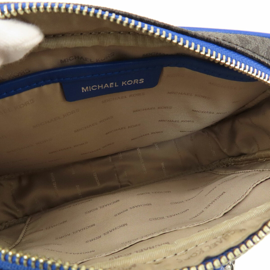 Michael Kors(マイケルコース)のMichael Kors MKシグネチャー ロングショルダー ショルダーバッグ レザー コーテッドキャンバス レディース レディースのバッグ(ショルダーバッグ)の商品写真