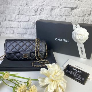 CHANEL 新作　ハンドル付きフラップバックミニ20㎝　ライオンチャーム付き