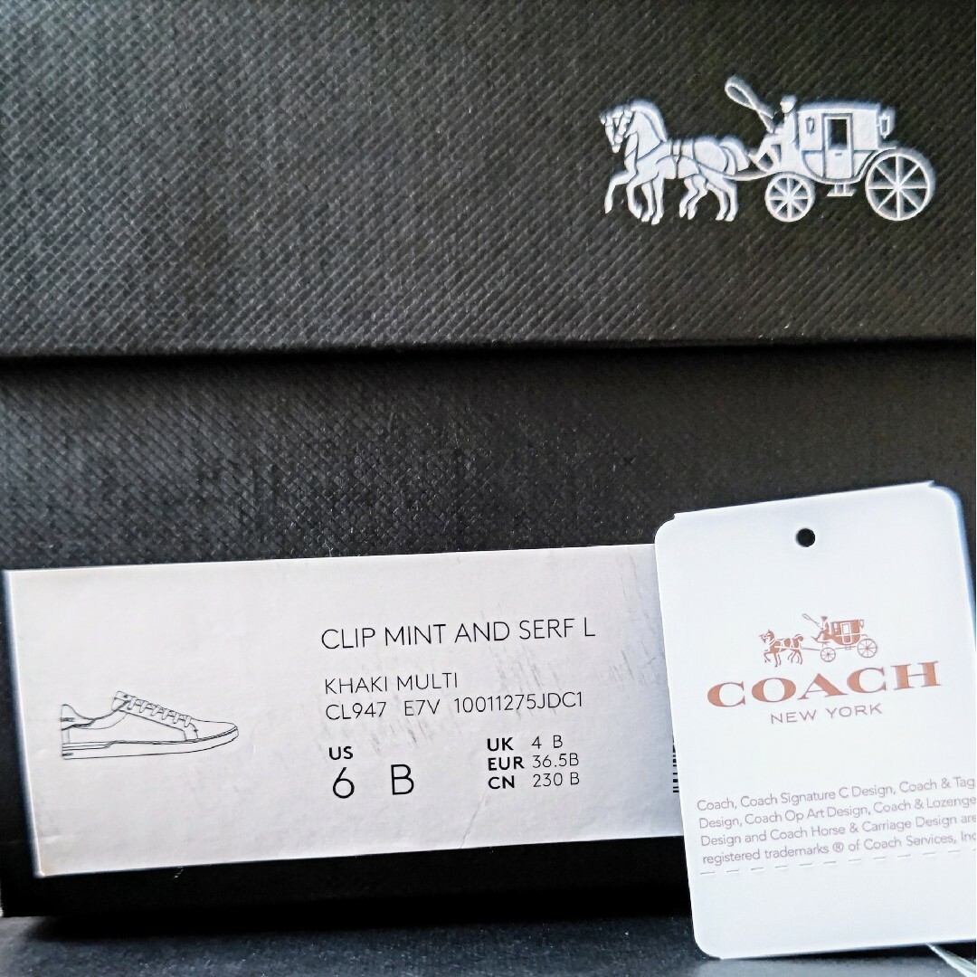 COACH(コーチ)のCOACH✕Mint & Serfクリップ ロー トップスニーカー レディースの靴/シューズ(スニーカー)の商品写真