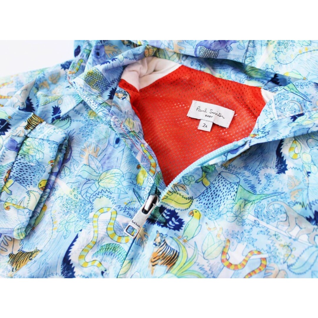 Paul Smith(ポールスミス)の【春物 新入荷!】[ポールスミスベビー/Paul Smith BABY]90cm ナイロンブルゾン/ナイロンジャンパー/ウィンドブレーカー ブルー【中古】子供服 キッズ kids ベビー服 baby 男の子 春秋 tops 402042 キッズ/ベビー/マタニティのベビー服(~85cm)(ジャケット/コート)の商品写真