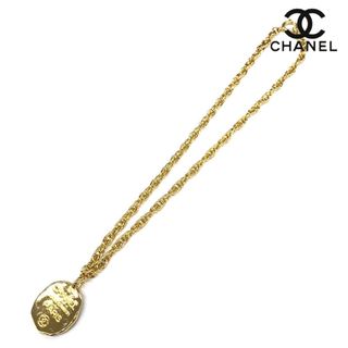 CHANEL ロゴプレート ネックレス  シャネル  ロングネックレス