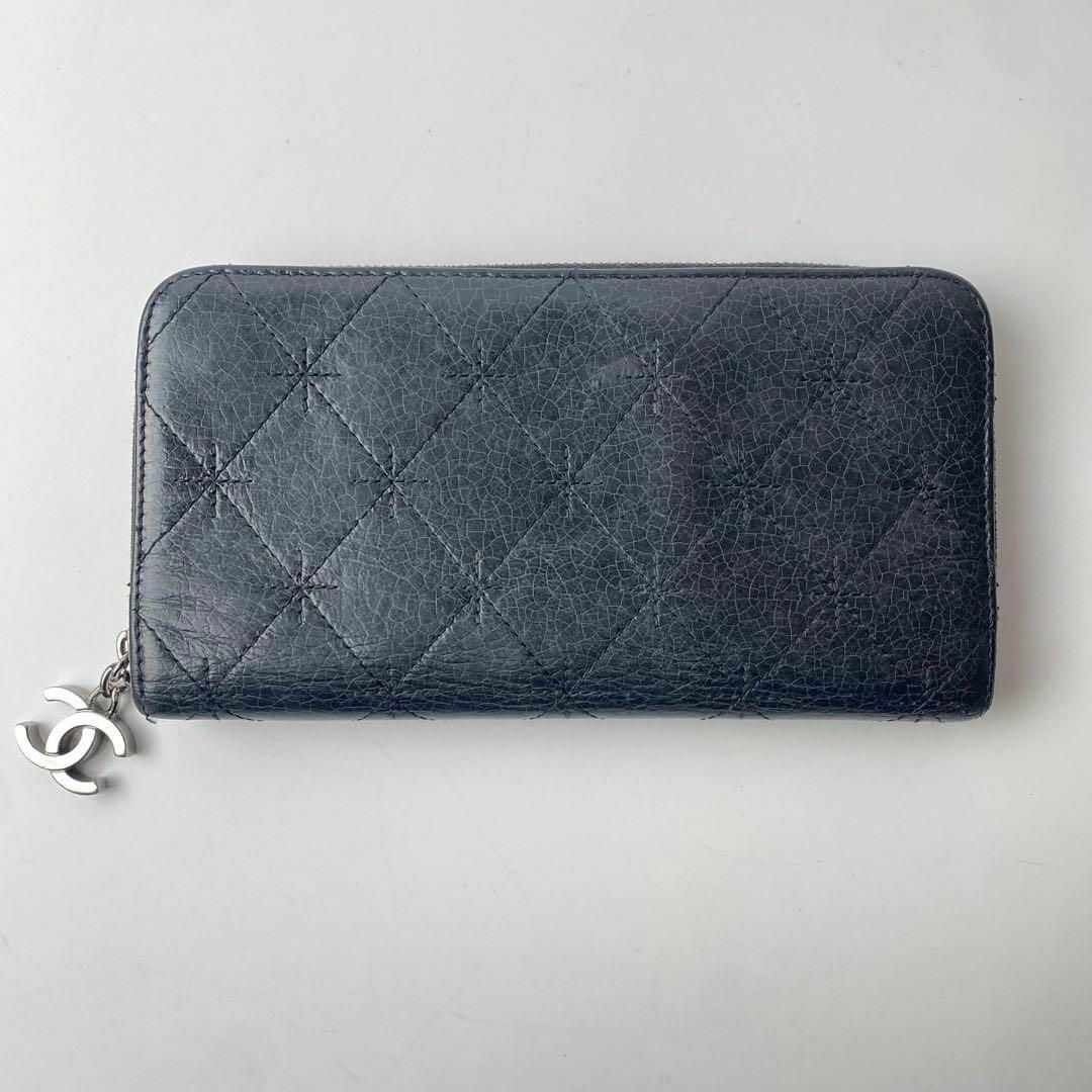 CHANEL(シャネル)のシャネル CHANEL ラウンドジップウォレット 長財布 ココマーク レディースのファッション小物(財布)の商品写真