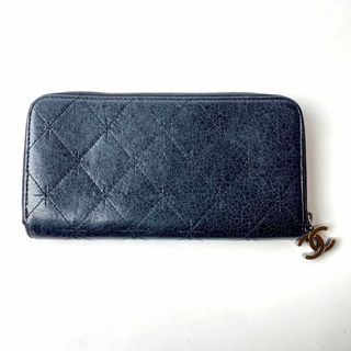 シャネル(CHANEL)のシャネル CHANEL ラウンドジップウォレット 長財布 ココマーク(財布)