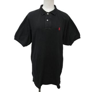 ポロラルフローレン(POLO RALPH LAUREN)のポロ ラルフローレン ワンピース 半袖 ブラック M ☆AA★ IBO47(その他)