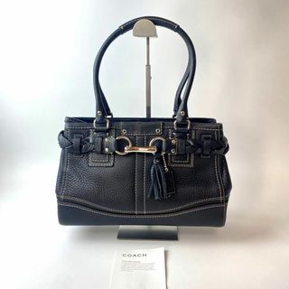 コーチ(COACH)の美品 コーチ COACH レザー ハンドバッグ(ハンドバッグ)