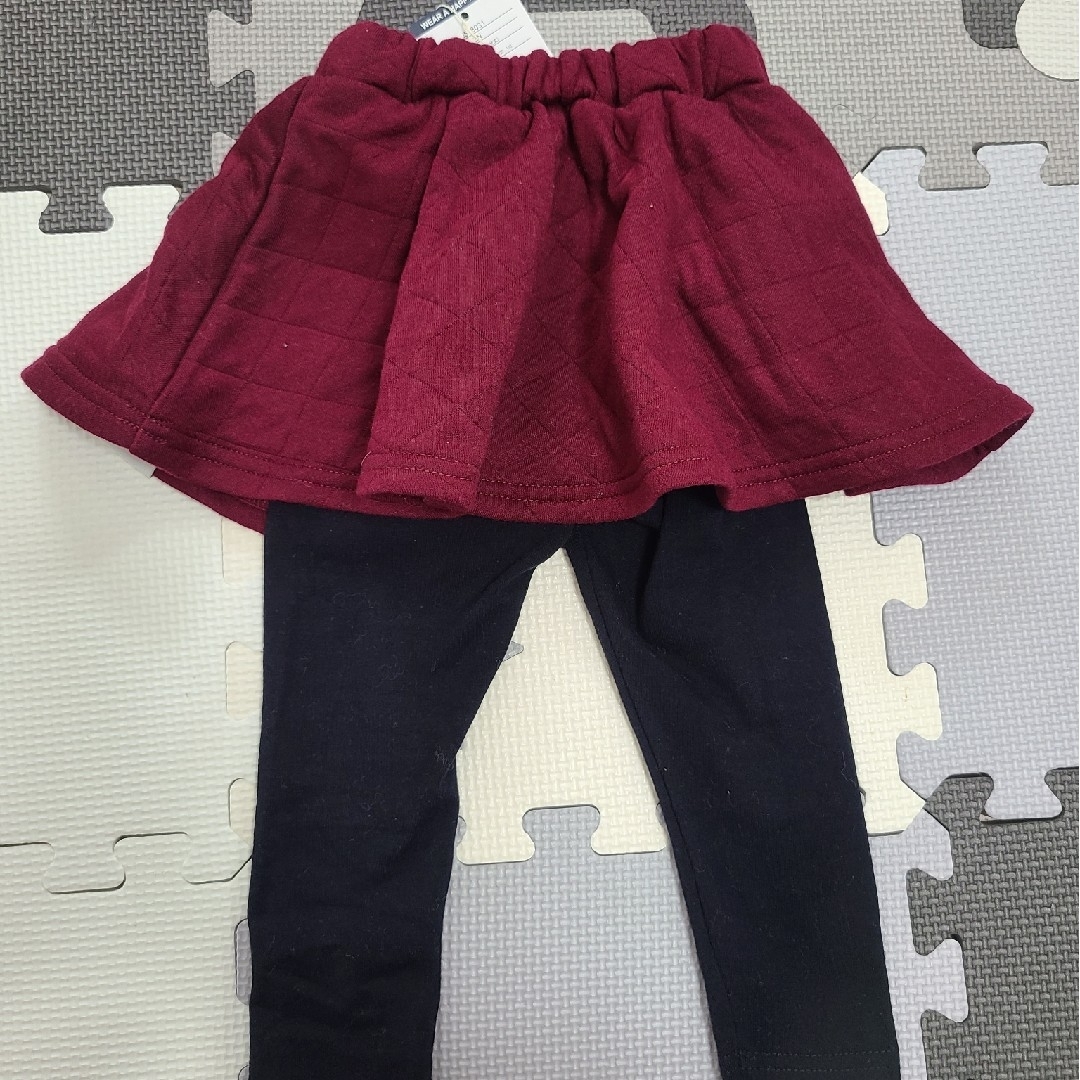 BREEZE(ブリーズ)のBREEZE レギンス付きスカート　サイズ90 キッズ/ベビー/マタニティのキッズ服女の子用(90cm~)(スカート)の商品写真