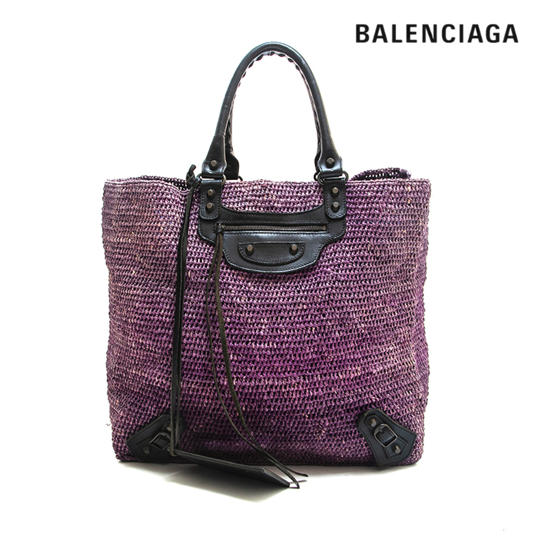 Balenciaga(バレンシアガ)のバレンシアガ BALENCIAGA ラタン トート ハンドバッグ レディースのバッグ(ハンドバッグ)の商品写真