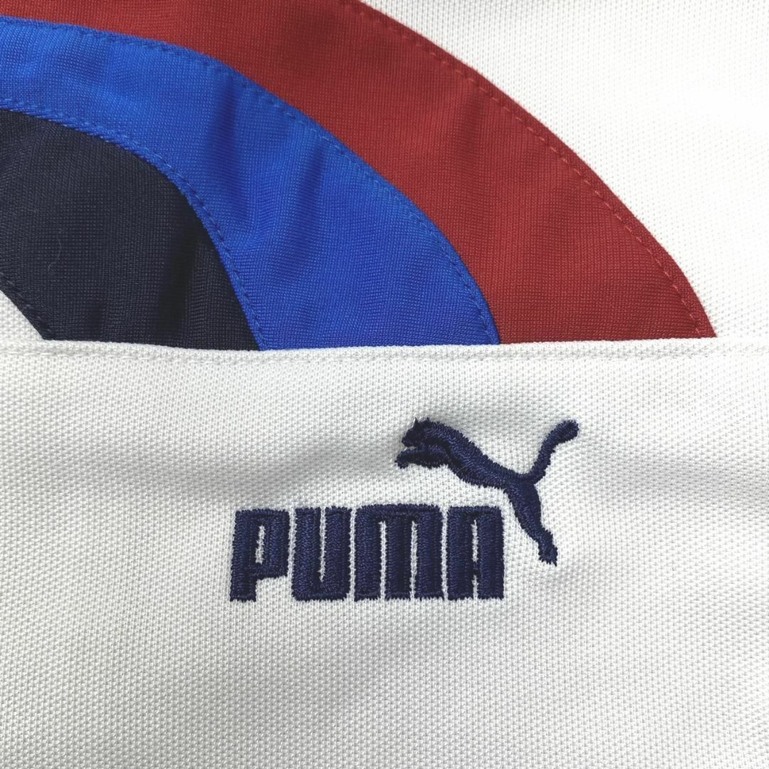 PUMA(プーマ)のプーマ PUMA トラックジャケット 刺繡ロゴ 3ストライプ S (M相当) 白 メンズのトップス(ジャージ)の商品写真