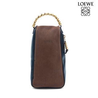 ロエベ(LOEWE)のロエベ LOEWE バイカラー レザー ハンドバッグ(ハンドバッグ)