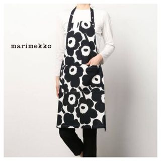 マリメッコ(marimekko)の◎ marimekkoマリメッコ エプロン◎PIENI UNIKKO ブラック(その他)