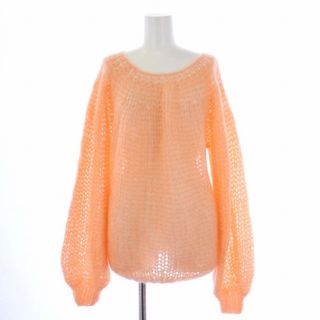 アザー(other)のマイアミ MOHAIR SWEATER ニット セーター 長袖 オレンジ(ニット/セーター)