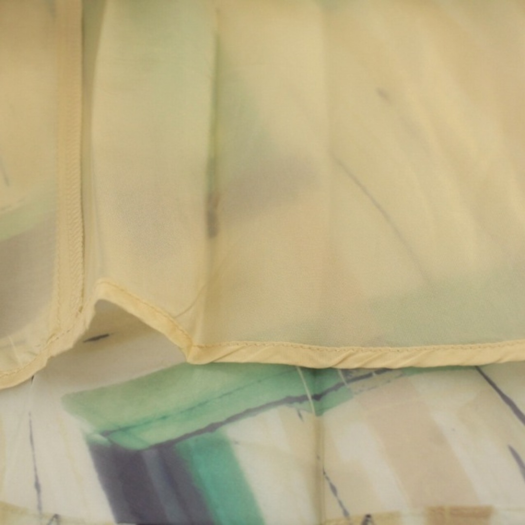 ESTNATION(エストネーション)のエストネーション プリーツスカート 総柄 シアー シースルー マルチカラー レディースのスカート(ロングスカート)の商品写真