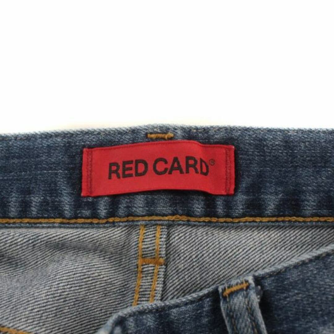 レッドカード RED CARD デニムパンツ ジーンズ ジップフライ 青 レディースのパンツ(デニム/ジーンズ)の商品写真