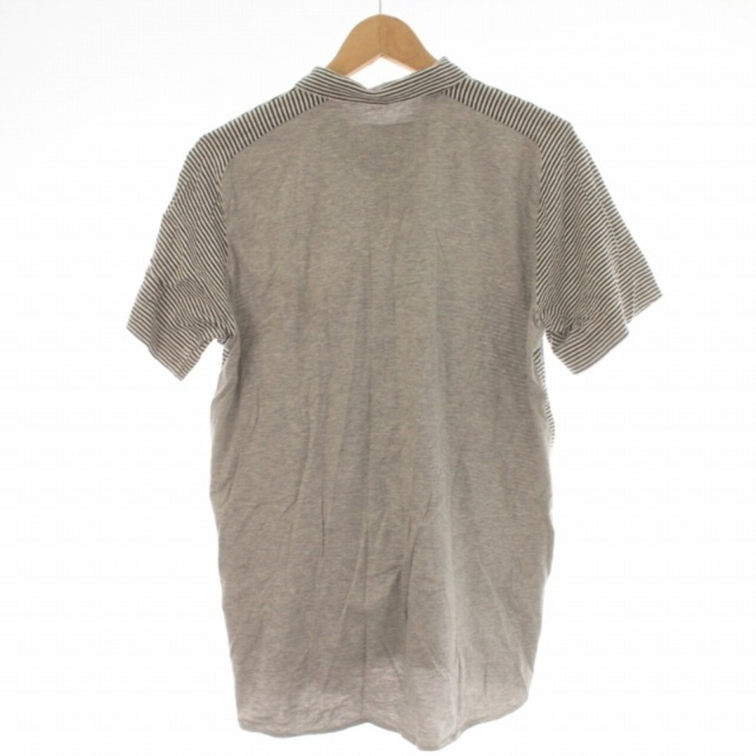 sacai(サカイ)のsacai Tシャツ カットソー 半袖 ヘンリーネック ボーダー柄 マルチカラー メンズのトップス(Tシャツ/カットソー(半袖/袖なし))の商品写真