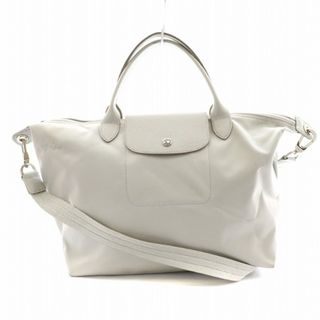 ロンシャン(LONGCHAMP)のロンシャン プリアージュネオ ショルダーバッグ ハンド 2WAY レザー グレー(ショルダーバッグ)