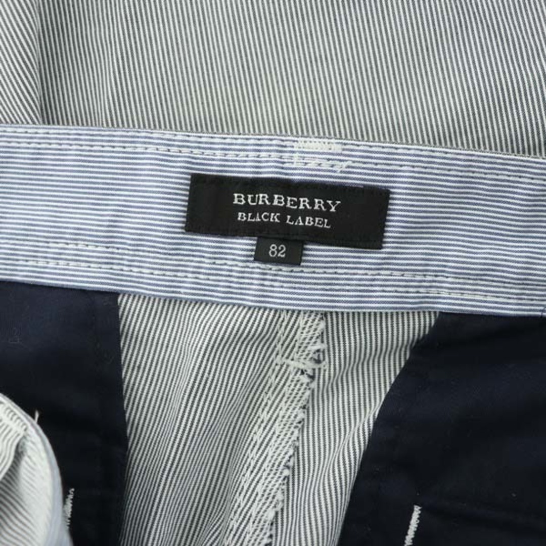 BURBERRY BLACK LABEL(バーバリーブラックレーベル)のバーバリーブラックレーベル ショートパンツ ハーフパンツ ストライプ 82 紺 メンズのパンツ(ショートパンツ)の商品写真