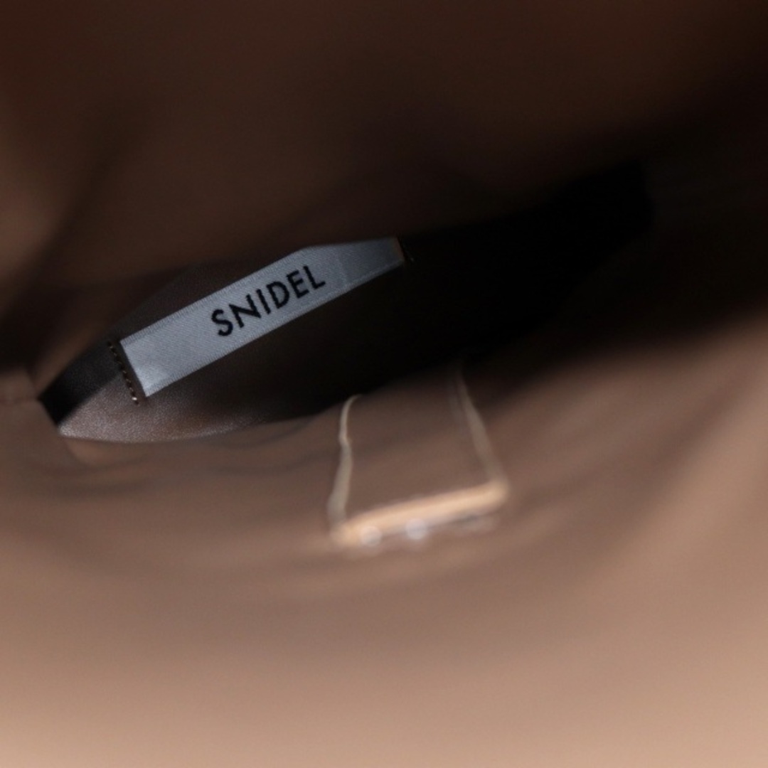 SNIDEL(スナイデル)のスナイデル フィットロングブーツ チャンキーヒール レザー 23.5cm  レディースの靴/シューズ(ブーツ)の商品写真