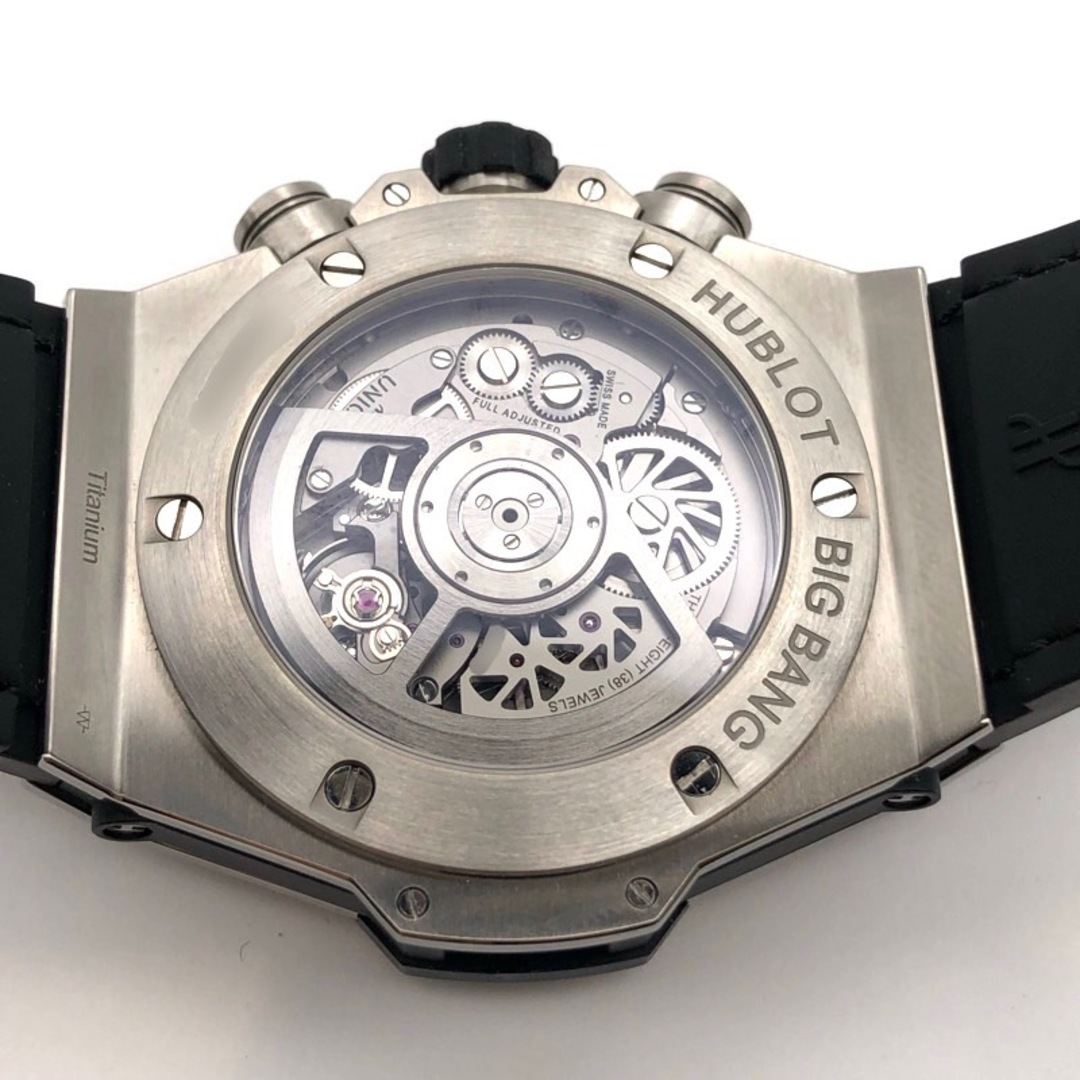 HUBLOT(ウブロ)のウブロ HUBLOT ビッグ・バン ウニコ チタニウム 411.NX.1170.RX チタン/ラバー 自動巻き メンズ 腕時計 メンズの時計(その他)の商品写真