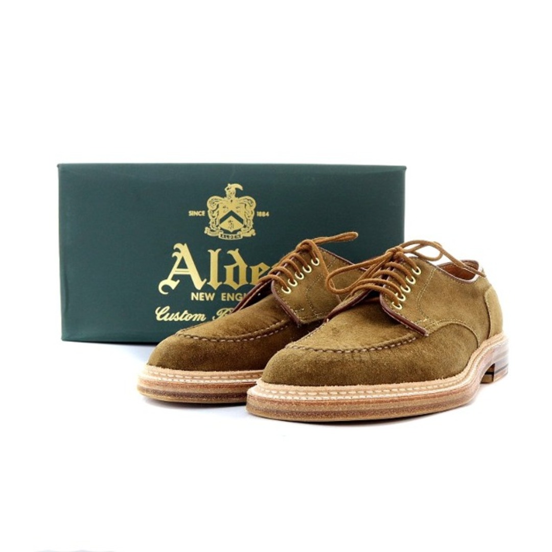 Alden(オールデン)のオールデン シューズ Uチップ スエード 6 25.5cm 茶 ブラウン  メンズの靴/シューズ(その他)の商品写真