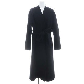 ブラミンク 23AW ウールカシミヤVカラーベルテッドコート ノーカラーコート(その他)