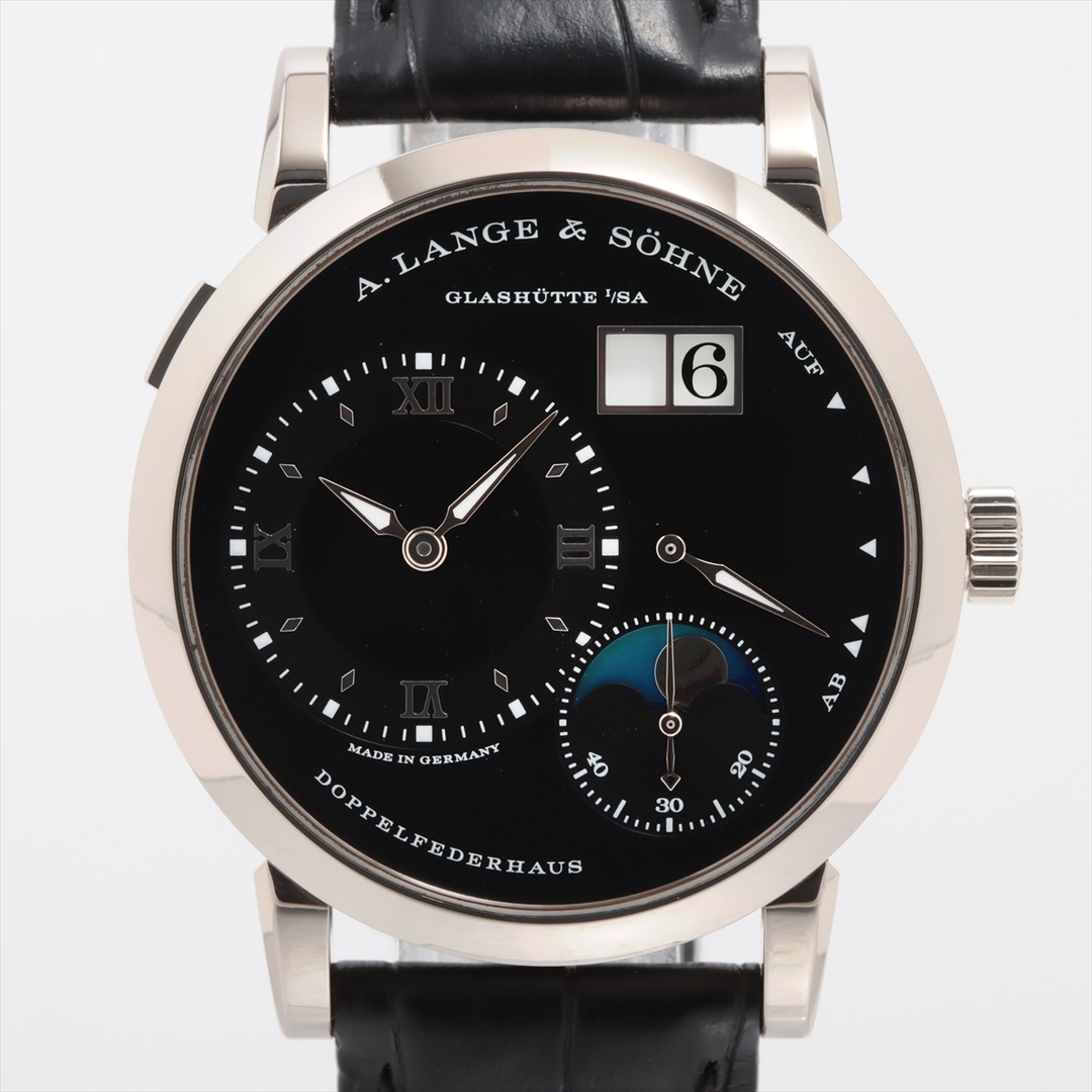 A. Lange & Söhne（A. Lange & Sohne）(ランゲアンドゾーネ)のランゲ&ゾーネ ランゲ1　ムーンフェイズ WG×革   メンズ 腕時計 メンズの時計(腕時計(アナログ))の商品写真