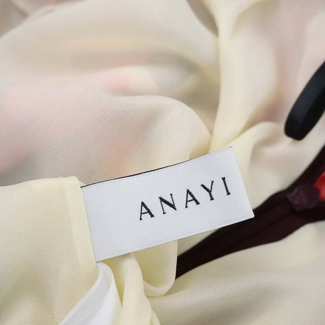 ANAYI(アナイ)のアナイ 23AW アートフラワープリントダブルタックスカート ロング ミモレ丈 レディースのスカート(ロングスカート)の商品写真