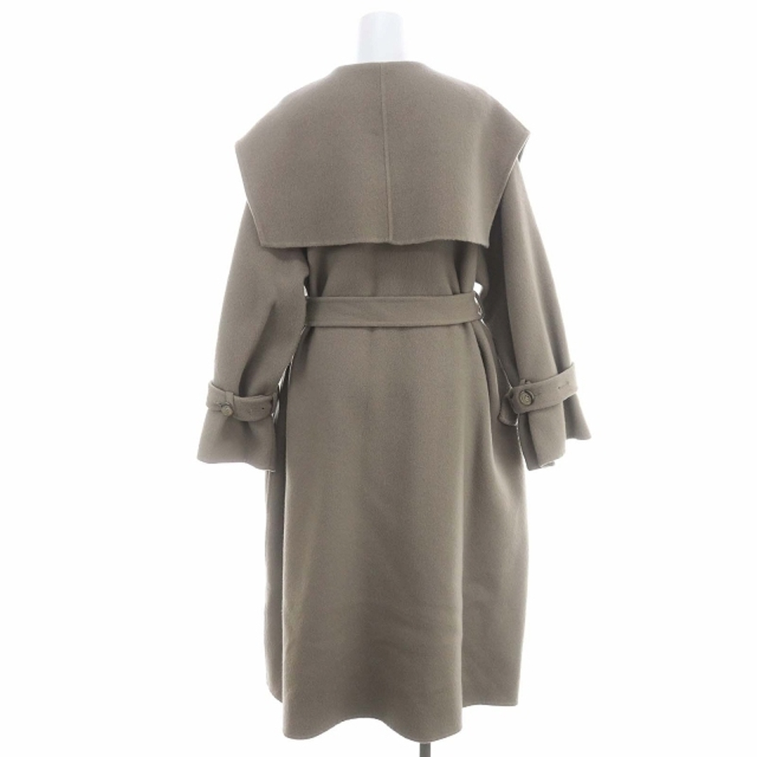 スナイデル EXCLUSIVE FABRIC ビッグカラーリバーコート カーキ スナイデル EXCLUSIVE FABRIC ビッグカラーリバーコート カーキ