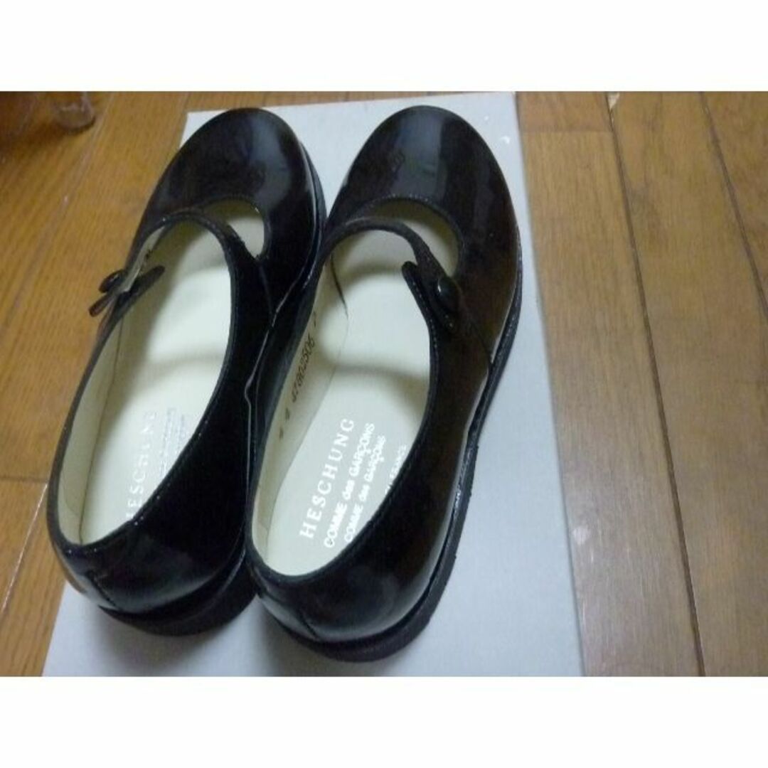 COMME des GARCONS(コムデギャルソン)の美品♪COMME de GARCONS コムデギャルソン♪黒ストラップシューズ★ レディースの靴/シューズ(ローファー/革靴)の商品写真