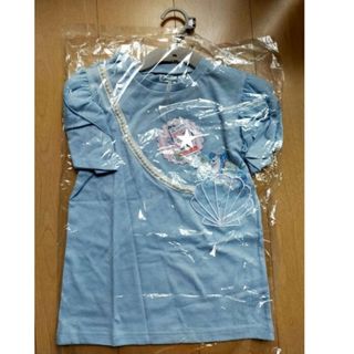 シマムラ(しまむら)の150サイズ★しまむら エコネコ コラボ Tシャツ ブルー 水色(Tシャツ/カットソー)