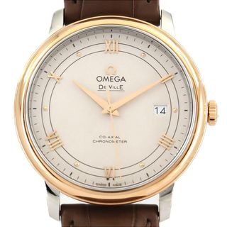 オメガ(OMEGA)のオメガ デ･ヴィル プレステージコーアクシャル RGコンビ 424.23.40.20.003 SSxPG 自動巻(腕時計(アナログ))