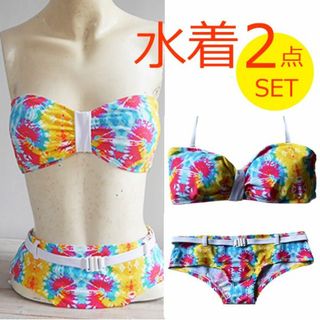 ロックスラム(69SLAM)の69SLAM☆TIE&DYE バンドゥブラ トップス＆ボトムスセット ビキニ(水着)