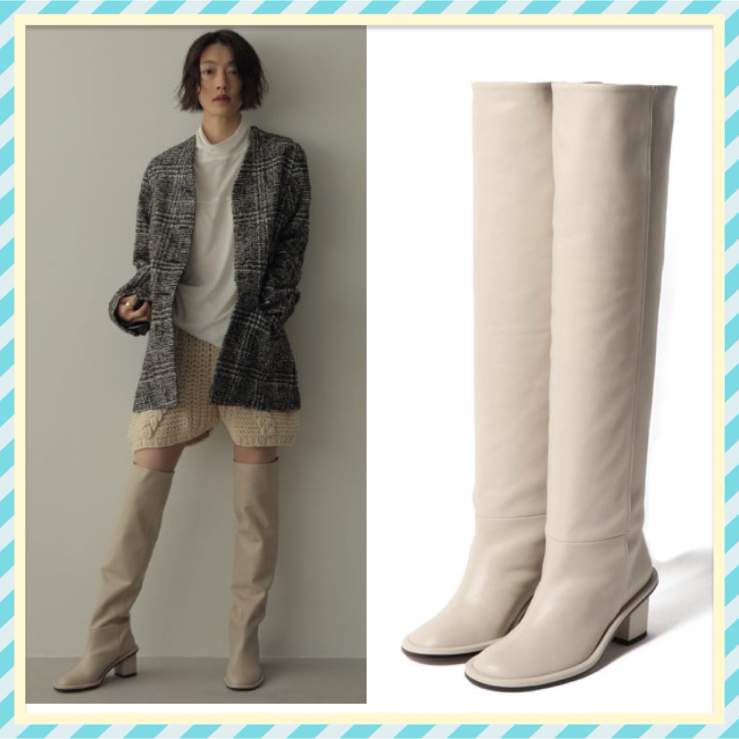 PIPPICHIC - PIPPICHIC ピッピシック ロングブーツ 37size 牛革 PIPPICHIC - PIPPICHIC ピッピシック ロングブーツ 37size 牛革