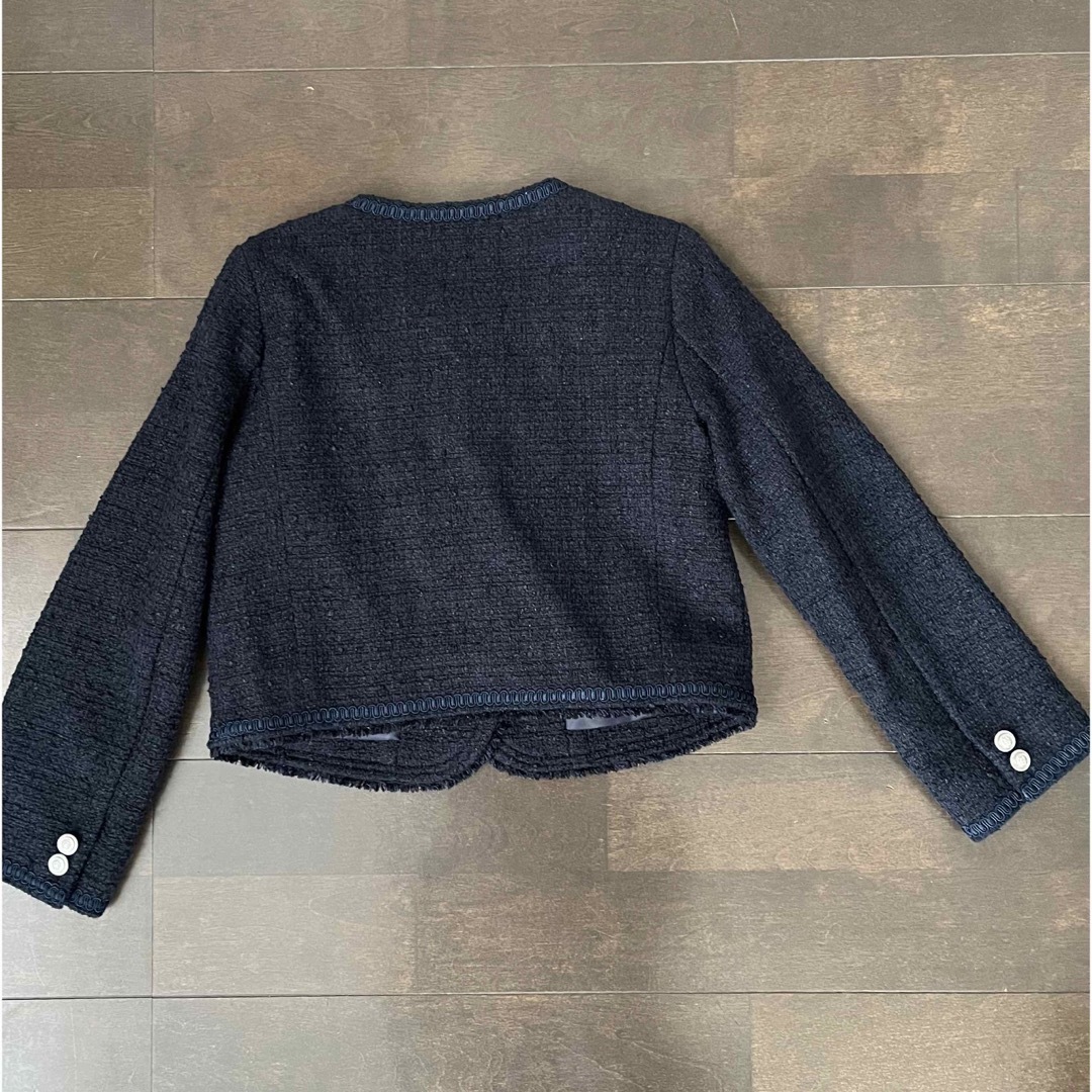 UNITED ARROWS green label relaxing(ユナイテッドアローズグリーンレーベルリラクシング)のユナイテッドアローズ　ツイードジャケット　125cm キッズ/ベビー/マタニティのキッズ服女の子用(90cm~)(ジャケット/上着)の商品写真