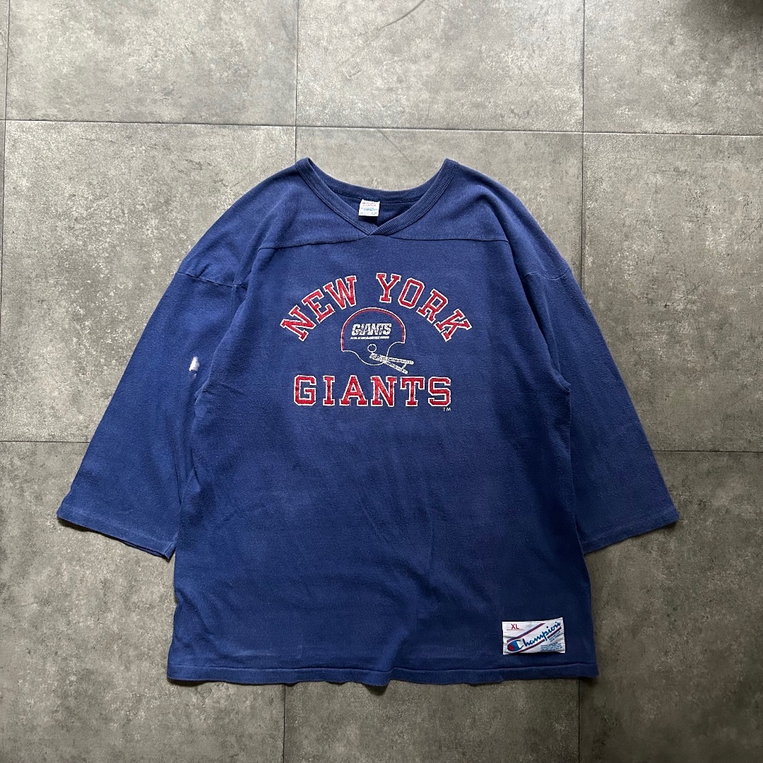 Champion(チャンピオン)の80s チャンピオン フットボールtシャツ USA製 NFL スーパーボウル メンズのトップス(Tシャツ/カットソー(七分/長袖))の商品写真