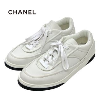 CHANEL - ♡♡本日限定お値下♡♡CHANEL ロゴ スニーカー♡♡36の通販 ...