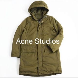 アクネストゥディオズ(Acne Studios)のAcne Studios  ミリタリー モッズダウンロングコート カーキ 46 (ダウンジャケット)