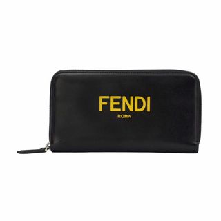 フェンディ(FENDI)の☆FENDI フェンディ ロゴ ジップ 財布 レザー ラウンドファスナー 長財布(長財布)