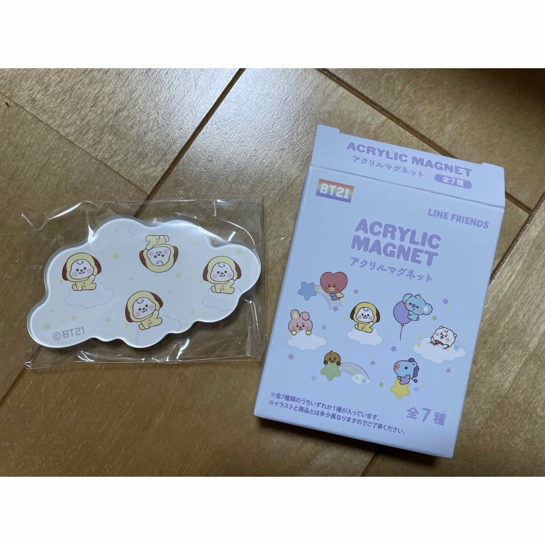 BT21 アクリルマグネットチミー エンタメ/ホビーのタレントグッズ(アイドルグッズ)の商品写真