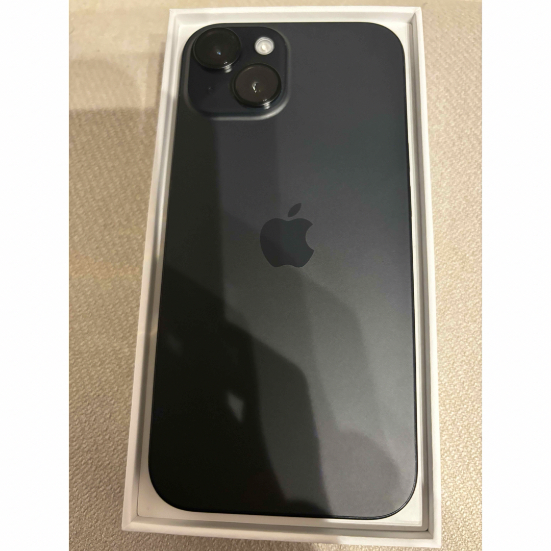 iPhone(アイフォーン)のアップル iPhone15 256GB ブラック スマホ/家電/カメラのスマートフォン/携帯電話(スマートフォン本体)の商品写真