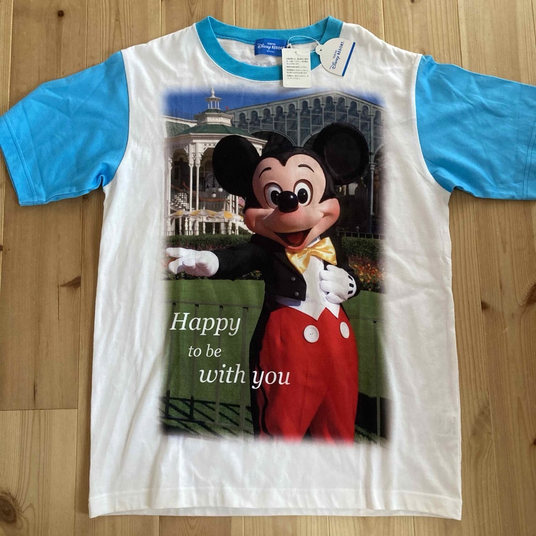 Disney - 新品☆Mサイズ ディズニーリゾート ミッキー実写Tシャツの
