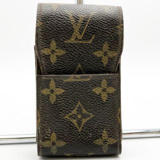 ルイヴィトン(LOUIS VUITTON)のLOUIS VUITTON ルイ・ヴィトン シガレットケース エテュイ・シガレット モノグラム PVC メンズ レディース 小物 M63024 USED 【中古】(タバコグッズ)