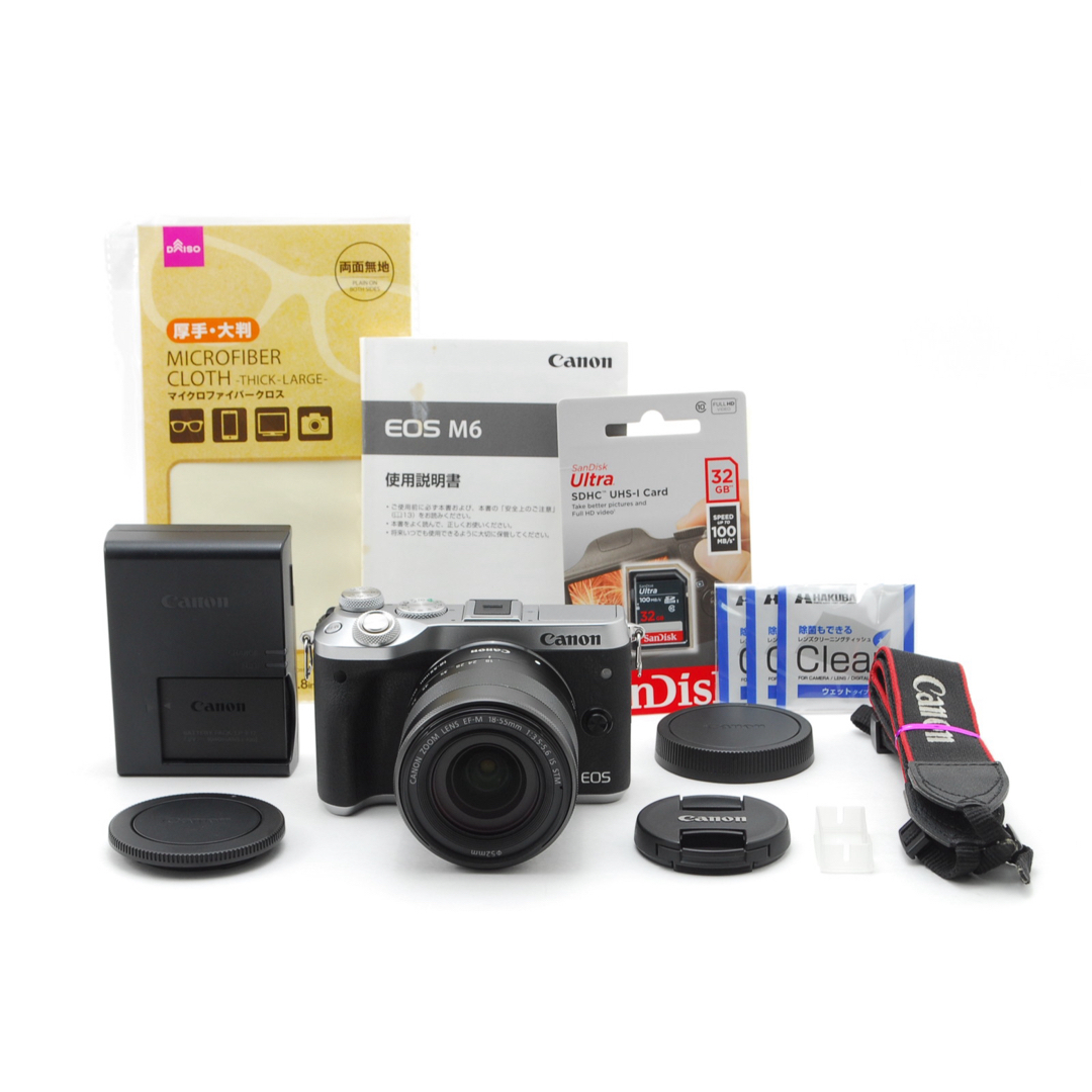Canon - ✨極美品✨キャノン EOS M6❤️Wi-Fi&自撮りOK！❤️超小型