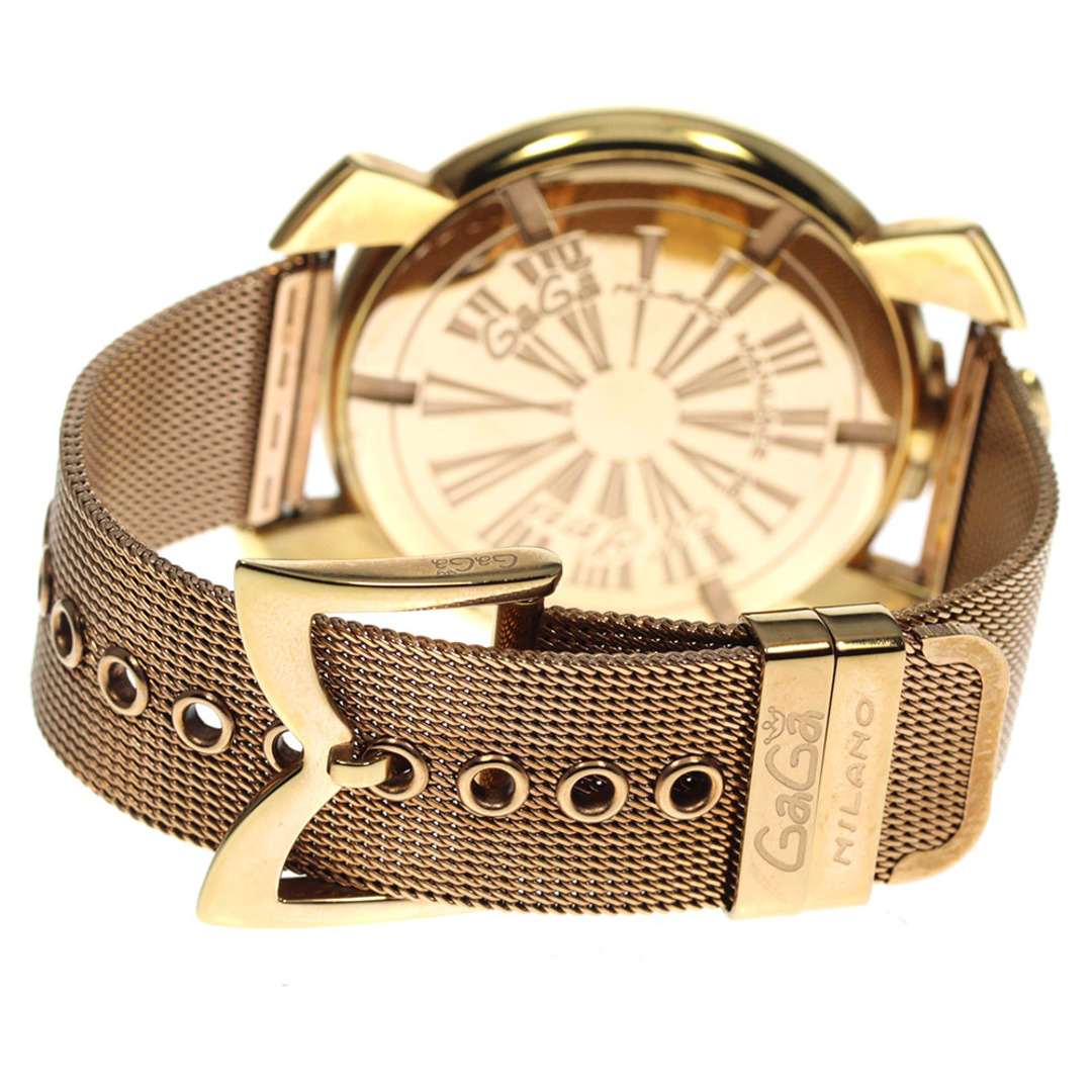 GaGa MILANO(ガガミラノ)のガガミラノ GaGa MILANO 5081.1 マヌアーレ スリム46 スモールセコンド クォーツ メンズ _795091 メンズの時計(腕時計(アナログ))の商品写真